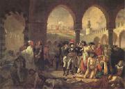 Baron Antoine-Jean Gros Bonaparte Visiting the Plague-Stricken at Jaffa on 11 March (mk05) Germany oil painting reproduction